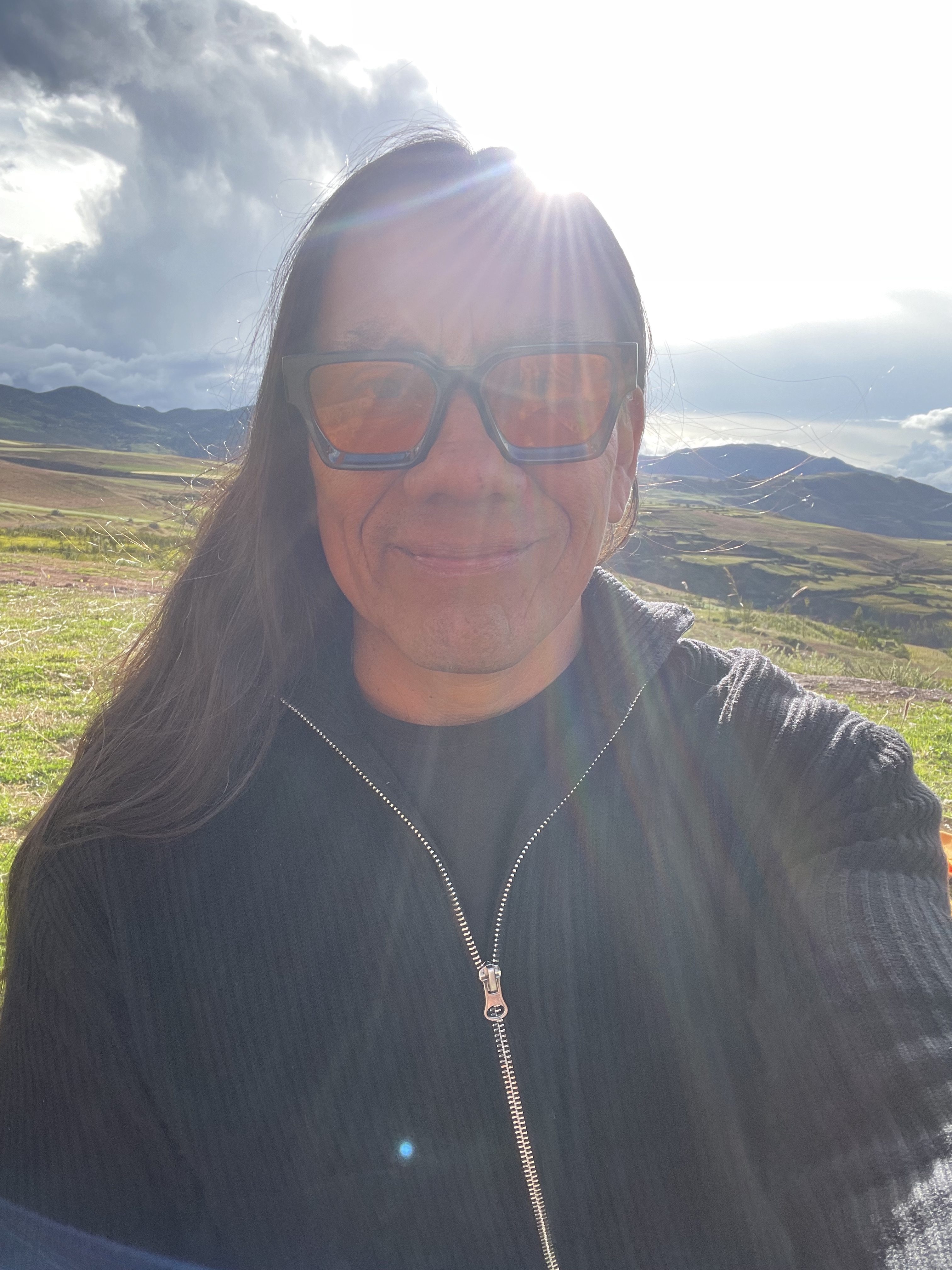 Pepe Ramos en las montañas del Valle Sagrado